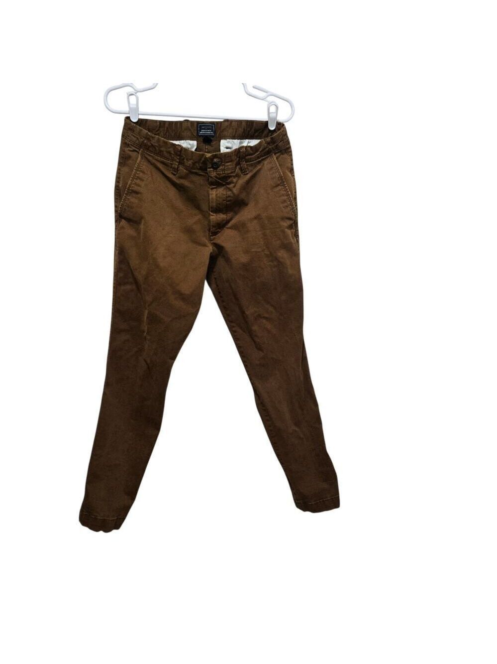 Gap Khakis Lived In Slim Stretch Chino Pants Brown 32x30